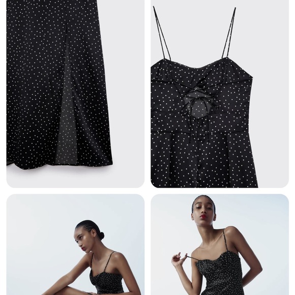 Zara satin dress size small - Picture 4 of 6